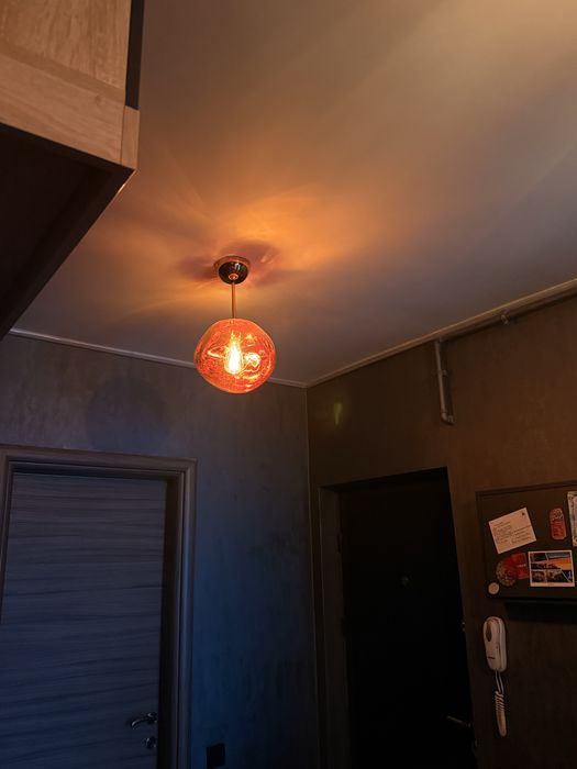 Lustra set, lumina rosie