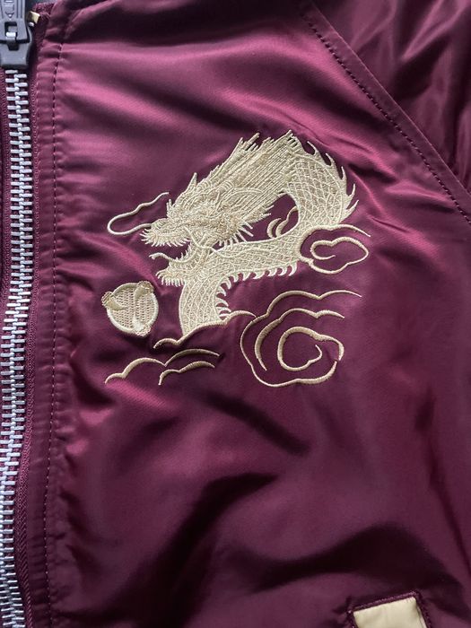 ALPHA INDUSTRIES Japan Dragon Bomber/Нов мъжки бомбър/яке XS/S