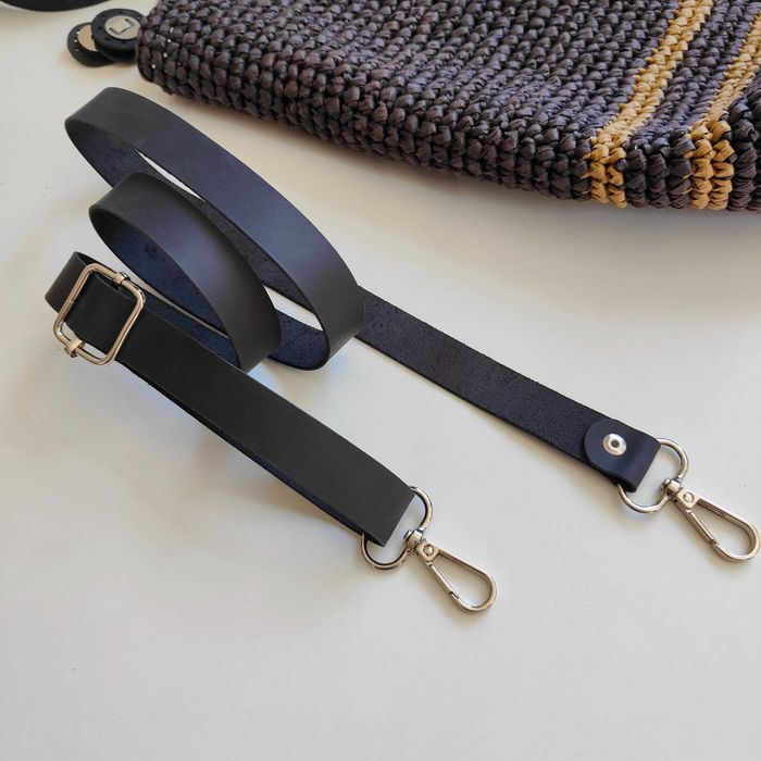 Продавам дръжки за чанта от естествена кожа