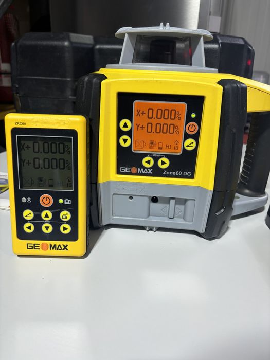 Geomax zone 60 h nivela laser cu pante canalizare etc topcon leica hilti