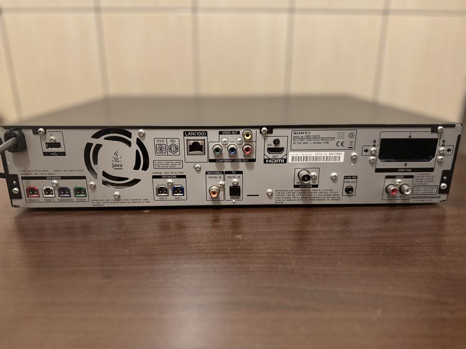 Sony Home theatre system 5.1 Bluray Bdv-E870