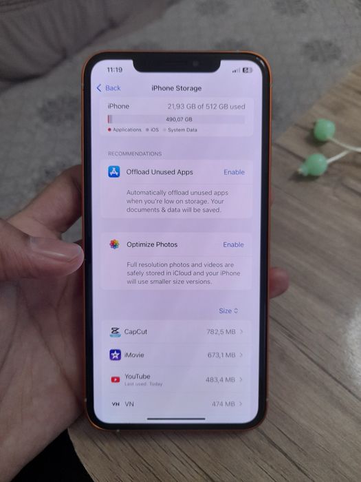 iPhone XS Max (17 Pro Max korpus) 512 GB!