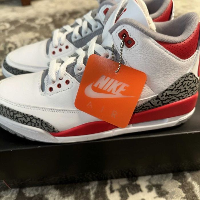 Jordan 3 Fire Red (46) FULLBOX | Livrare rapida cu verificare