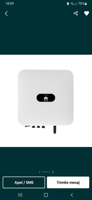Vind invertor Huawei SUN 2000 2KTL -L1 , 2000w