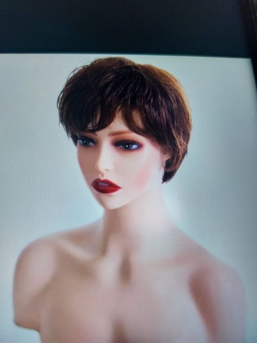 Vand peruca R 21 bob breton scurta castanie satena