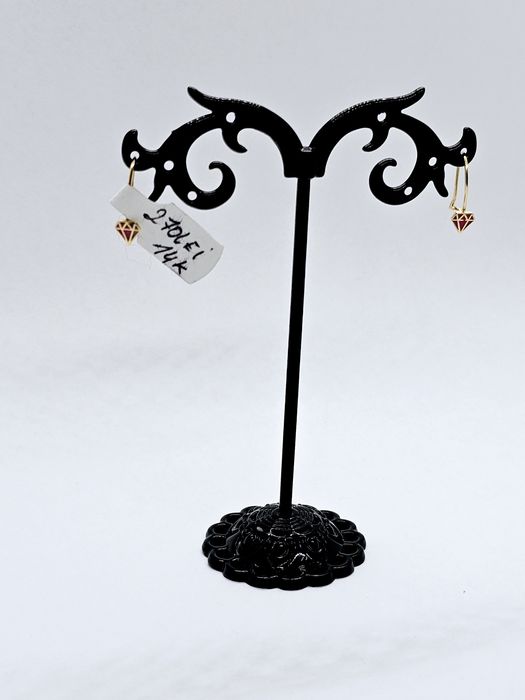 Vand cercei din aur 14 k 0.64 g cod 168