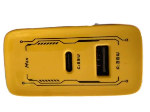 GaN 85W захранващо зарядно USB-C + USB-A, Cyberpunk