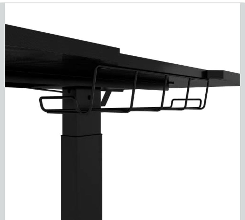 Геймърско бюро с регулируема в-на ,кука за слушалки и поставка за чаша