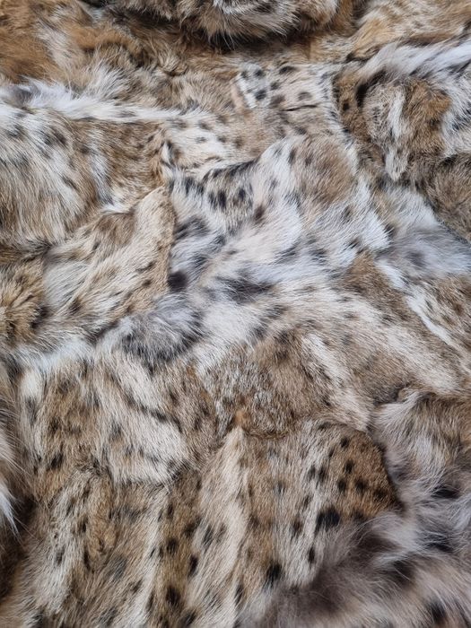 Haina din blana naturala de linx
