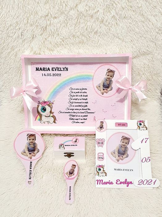 Pahare personalizate / tavita miri / umerase / tavita mot /nunta/botez