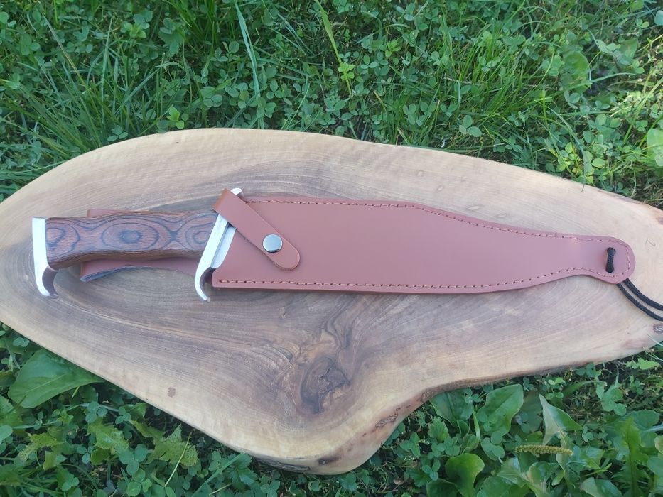 Ловен тактически лазерно заточен нож RAMBO 3 First Blood кожена кания