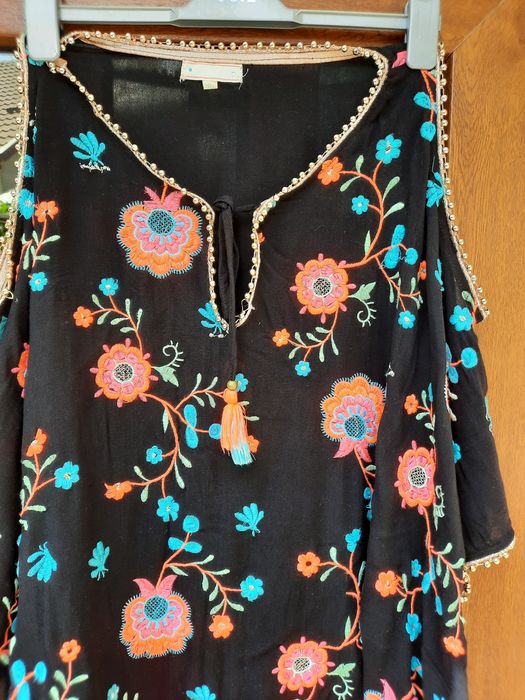 Bluza indiana cu broderie mărimea universala