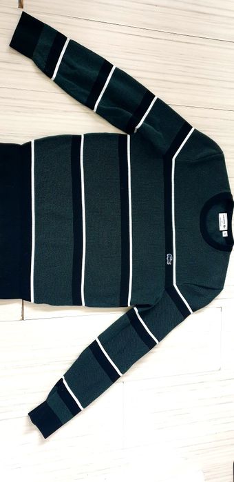 Lacoste Made In France / Knit  3 - S ОРИГИНАЛ! Мъжки Памучен Пуловер!