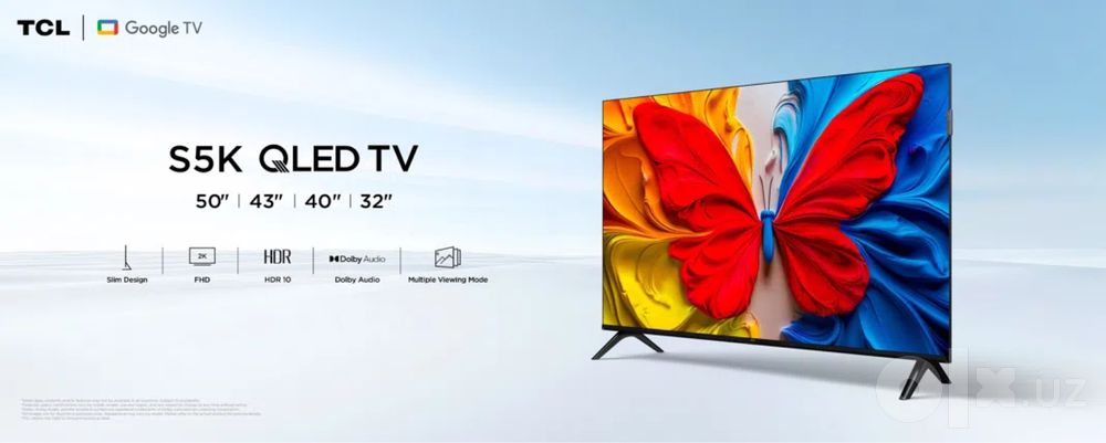 Tcl 43S5K Qled smart 2025 new
