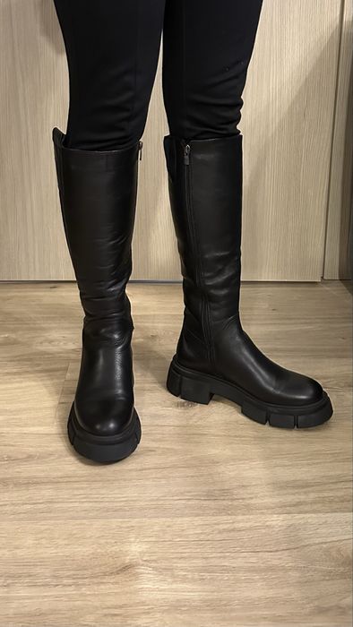 Cizme de piele lungi 37