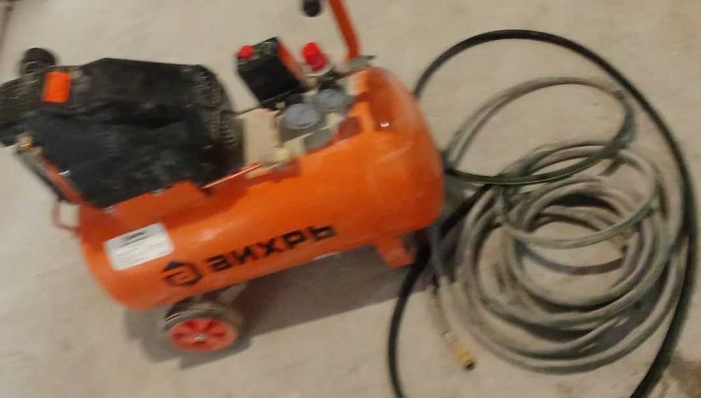 бетономешалка + компрессор