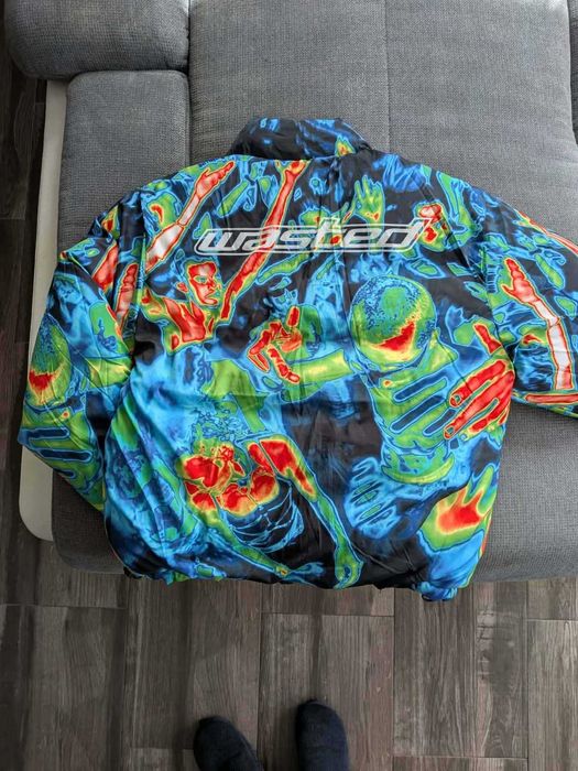 Двулицево яке  Wasted Рaris L /черно и цветно/