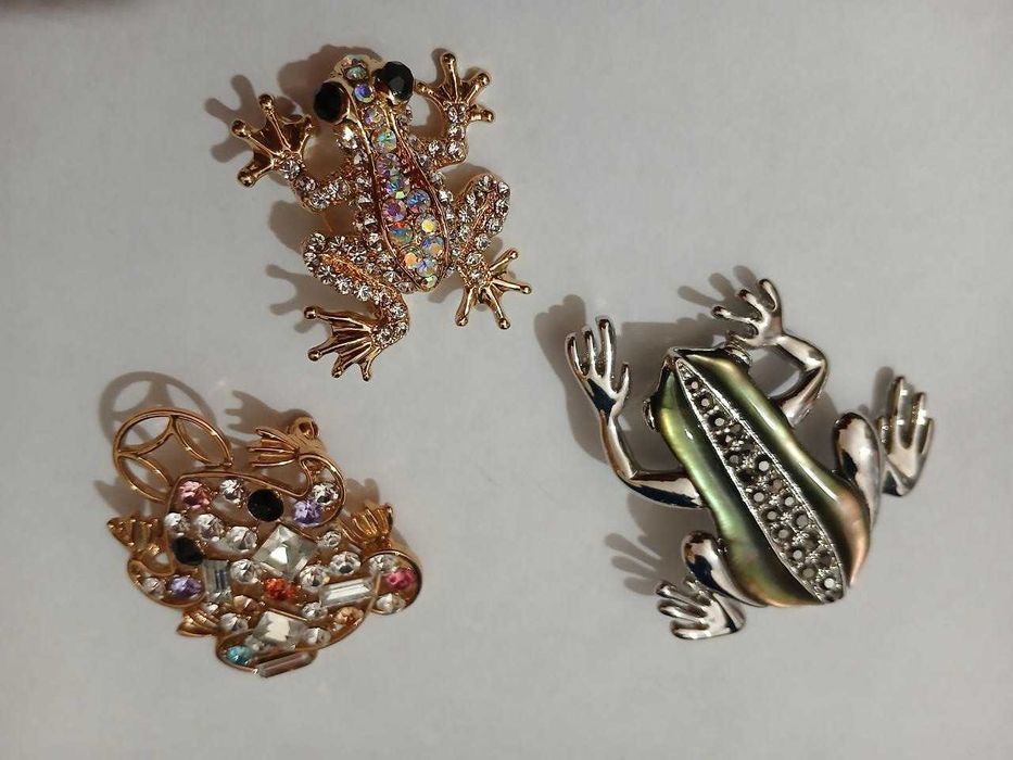 Брошь Лягушка. Эксклюзив.