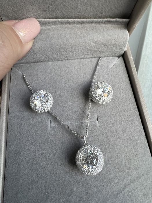 Наборы Муассаниты 925 пробы!!!