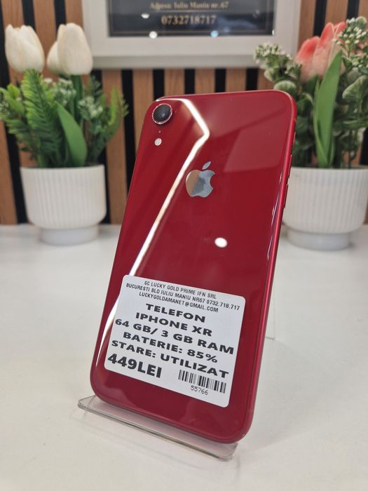Iphone XR 64GB / 3GB Ram 85% Baterie Garantie! #55766