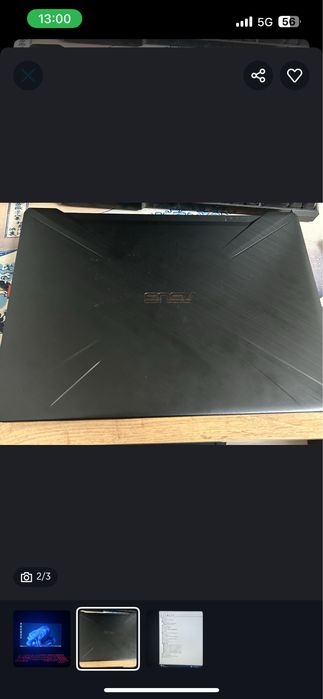 Игровой ноутбук Asus