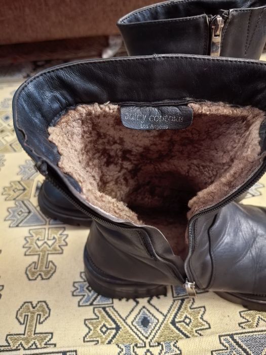 Продам кожаные сапоги