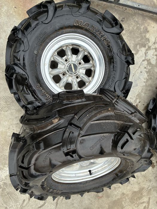 Jante atv r12 MAXXIS si anvelope, cauciucuri MAXXIS MUDZILLA