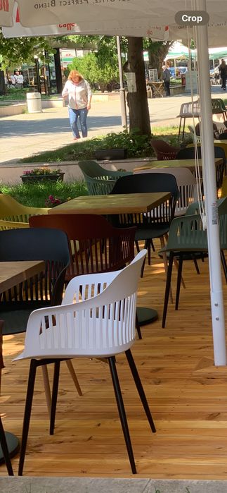 Продавам градински столове, столове за заведение.