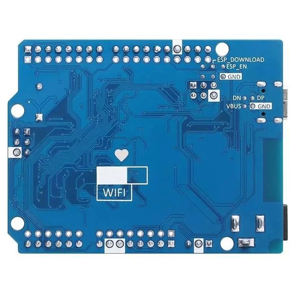 Микроконтролер Uno R4 WiFi съвместим с Arduino с USB-C порт