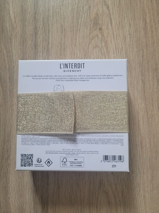 Set Givenchy L'interdit parfum si ruj