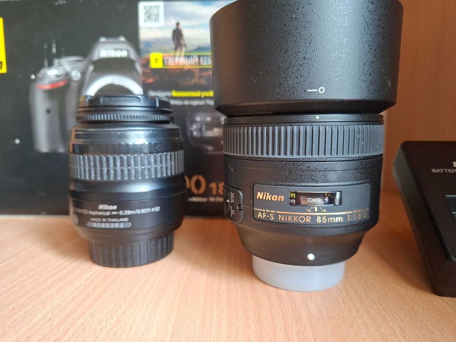 Nikon D5200 + Nikkor 85 mm 1.8G
