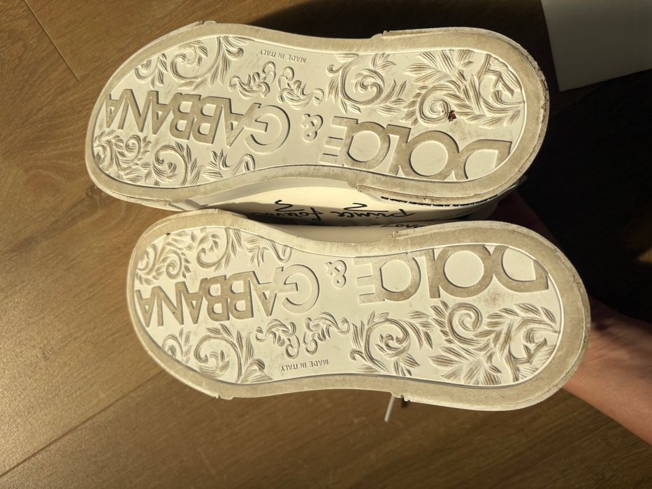 Обувки чиста кожа D&G