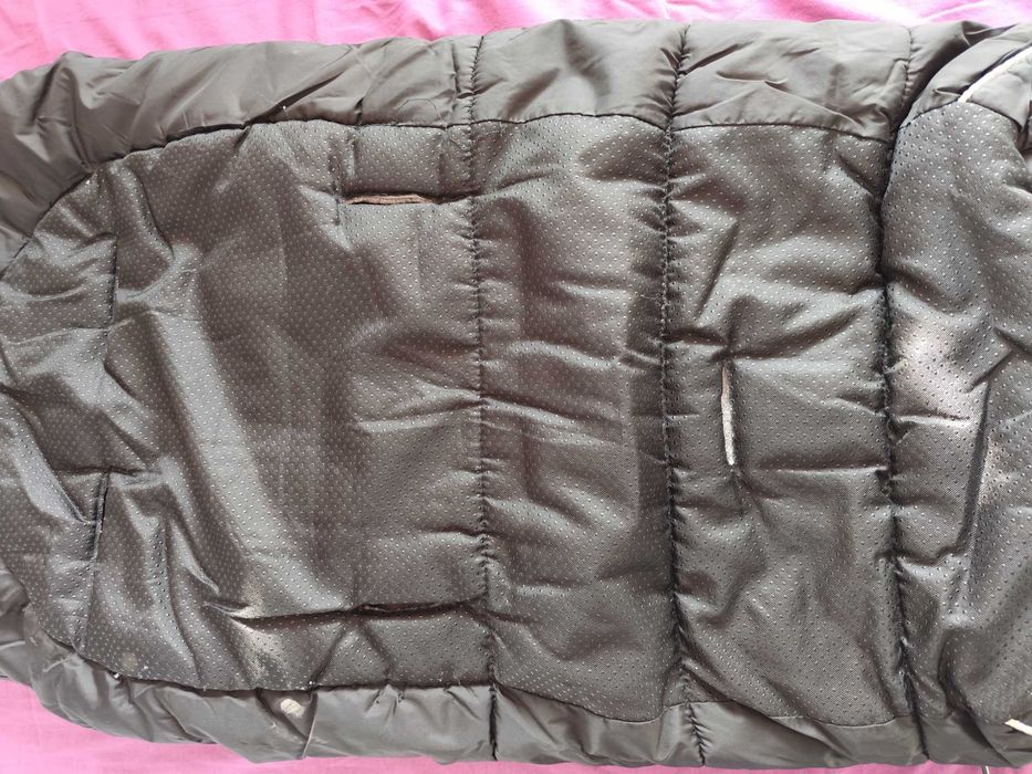 Зимно чувалче за количка Cangaroo Fluffy + нова чанта на Pampers