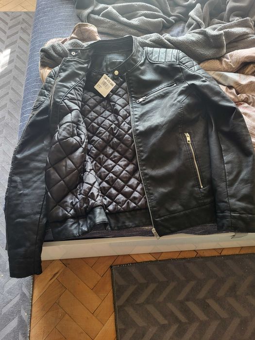 Мъжко яке еко кожа