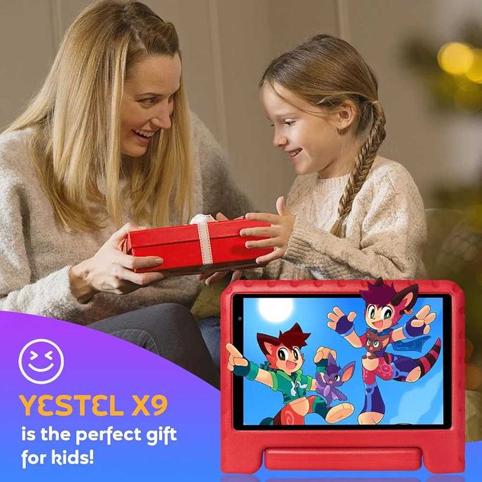 Нов Детски Таблет YESTEL X9 8’’ Android 13, 7GB RAM, 64GB ROM, WiFi 6