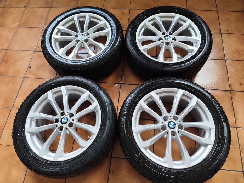 Set jante BMW X3 X4 G01 G02. R19. Cu Anvelope iarna maxxis 245/50R19