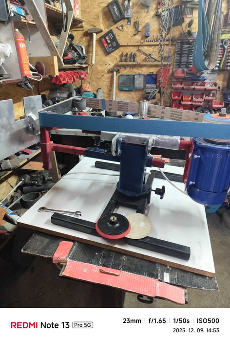 slefuitor cu banda continua. 1,1 kw