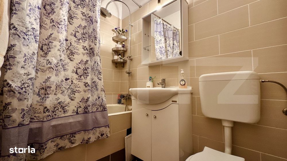 Apartament 2 camere, balcon deschis, mobilat si utilat, cu parcare