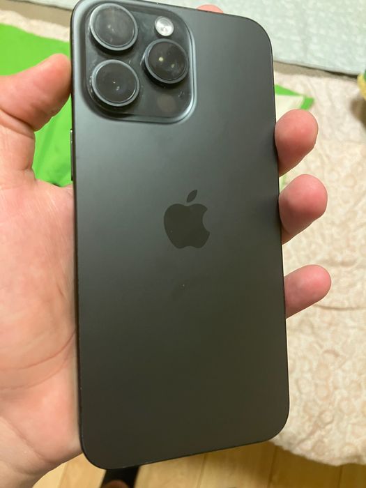 Iphone 15 pro max black titanium 256gb