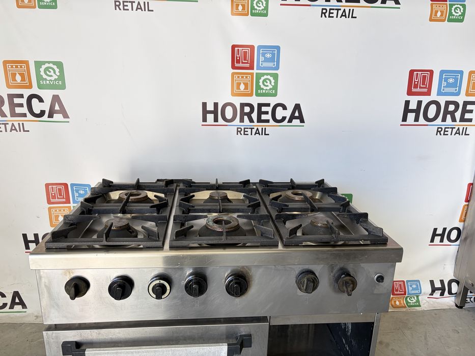 Aragaz profesional 6 ochiuri inox linia 700