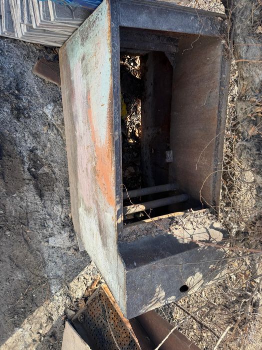 Железная печка..