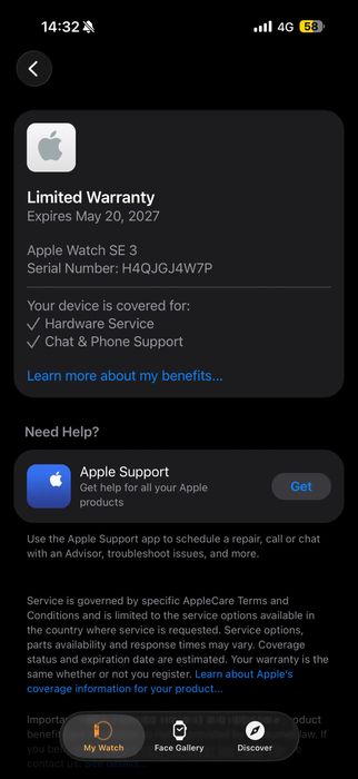 Apple watch se 3 44mm 64gb 100% бат. Midnight Гаранция