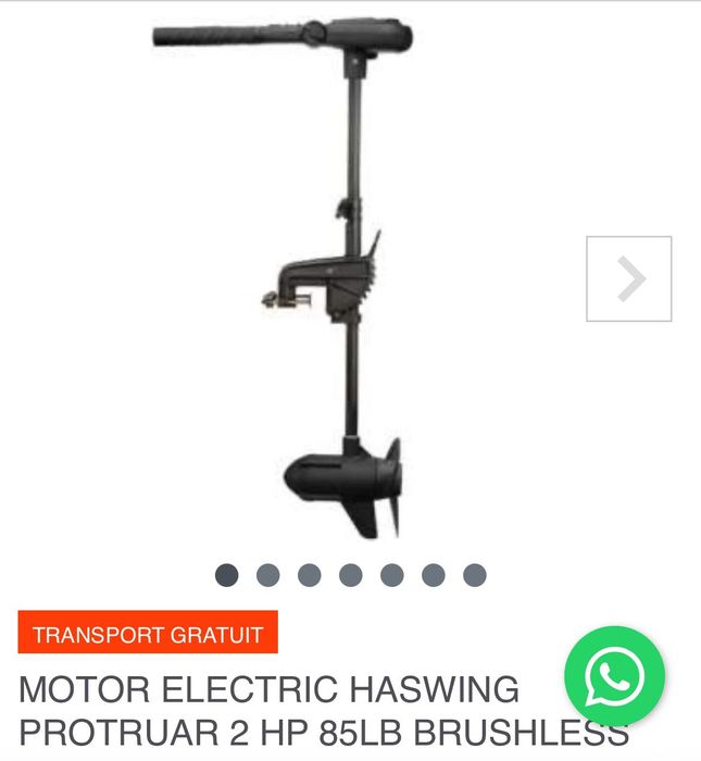 Vând motor electric HASWING PROTRUAR 2 hp 85 lbbrushless