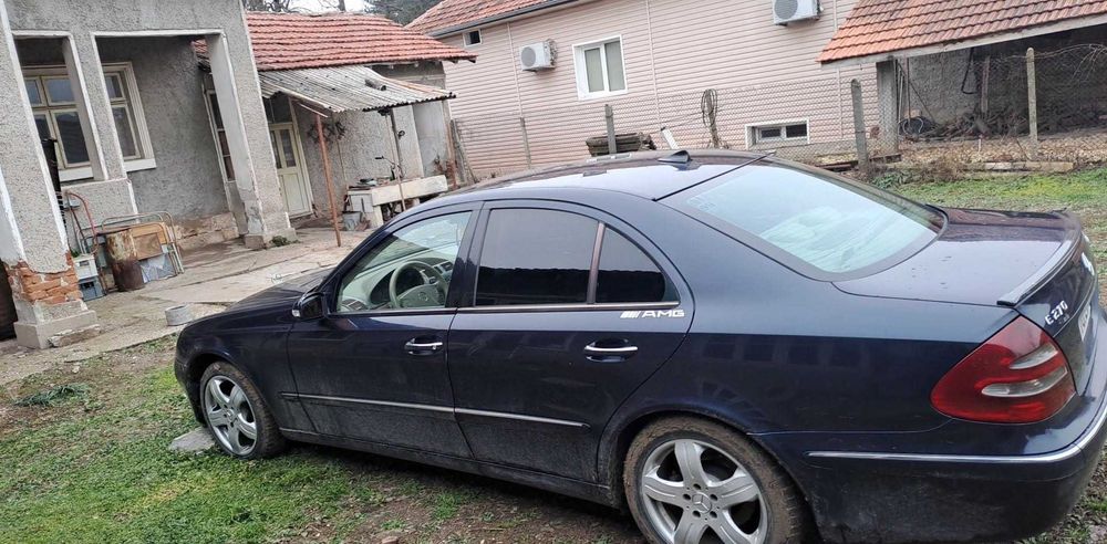 Mercedes Benz E270-2003/2.7 CDI/177cc-всичко платено БАРТЕР