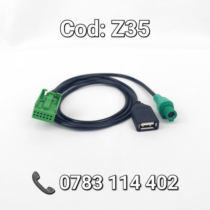 Adaptor-Interfata USB-Audi A4 A5 A6 A8 Q5 Q7-MMI 3G  2011-2017 Nou-Z35