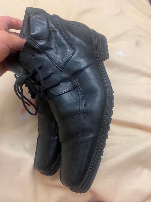 Pantofi ghete de piele