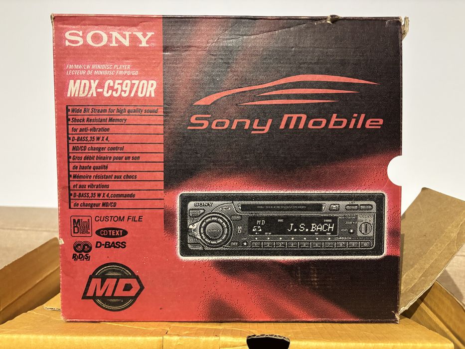 Sony Minidisc Player auto - MDX-C5970R si  CD Changer CDX 601