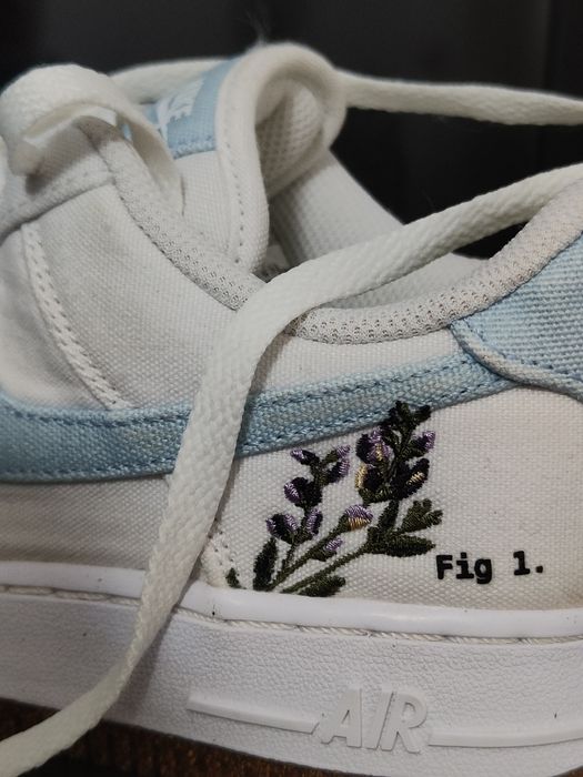 Nike Air Force 1 Low LV8 Indigo Canvas Cork White – mărimea 36.5