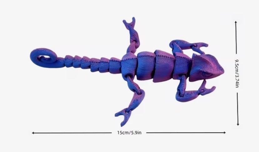 Уникални 3D хамелеони с променящи се цветове