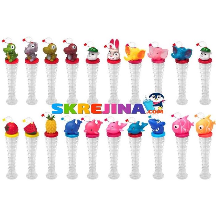 НОВО! Атрактивни пластмасови чаши за скрежина ЖИВОТНИ 350 мл